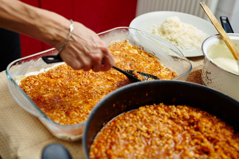 Собираем лазанью шаг 1