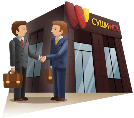 откройте свой Суши Wok