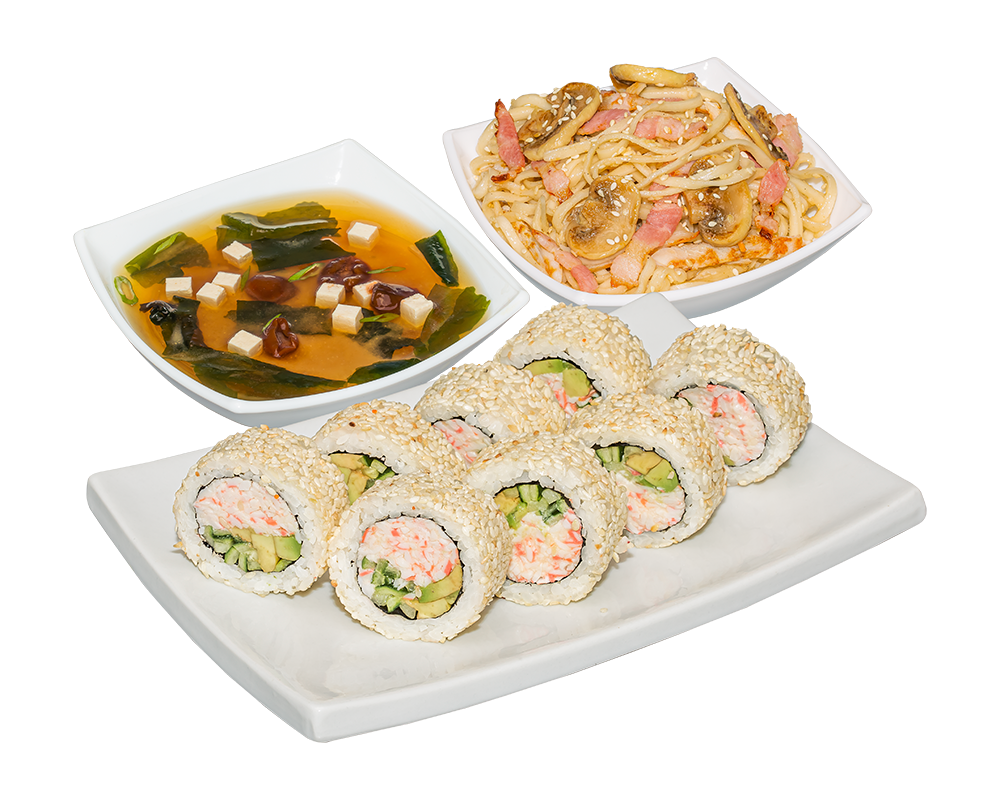 Бизнес-ланч Сытный заказать с доставкой - Суши Wok Монино